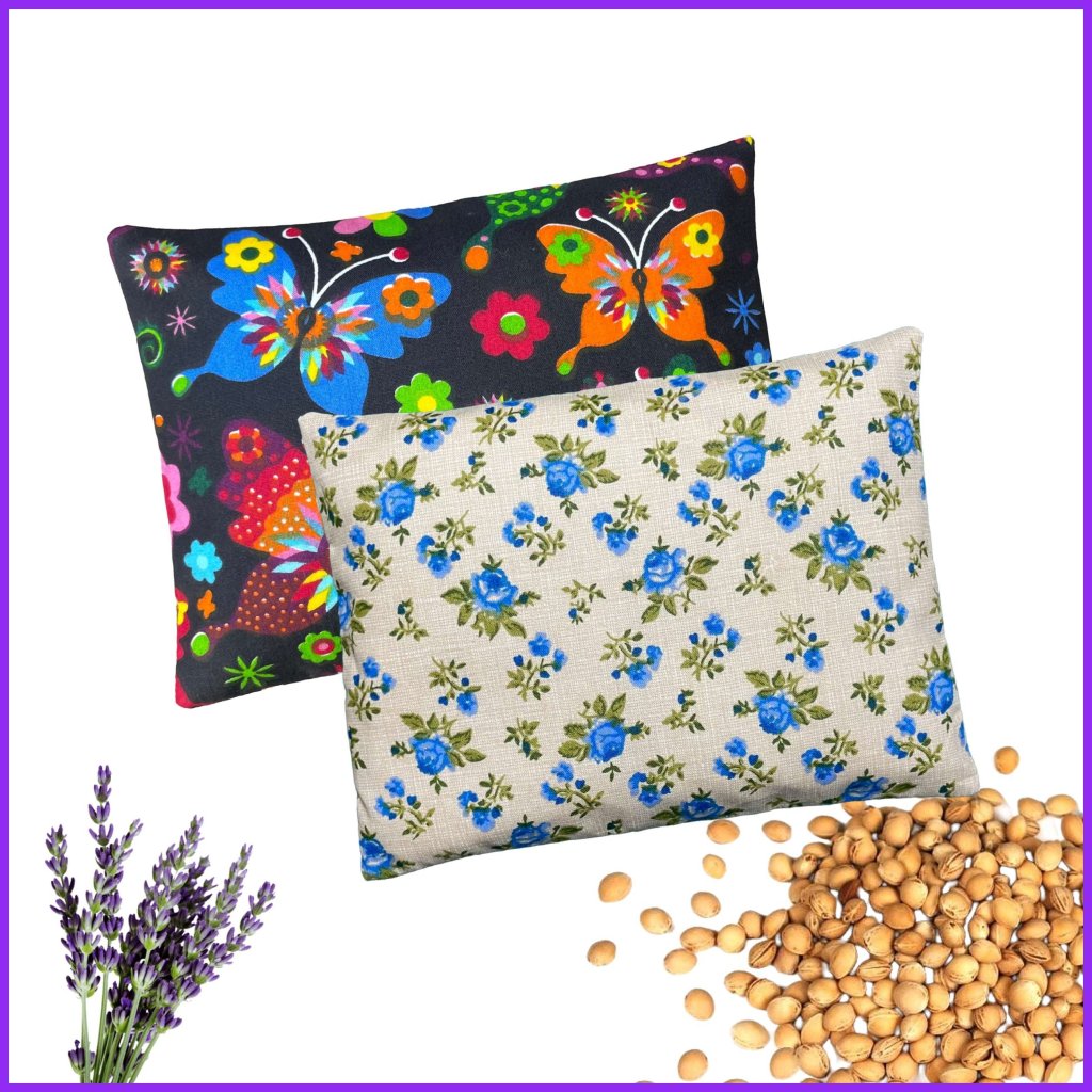 Heating pillow with cherry stones and levender 20 x 15