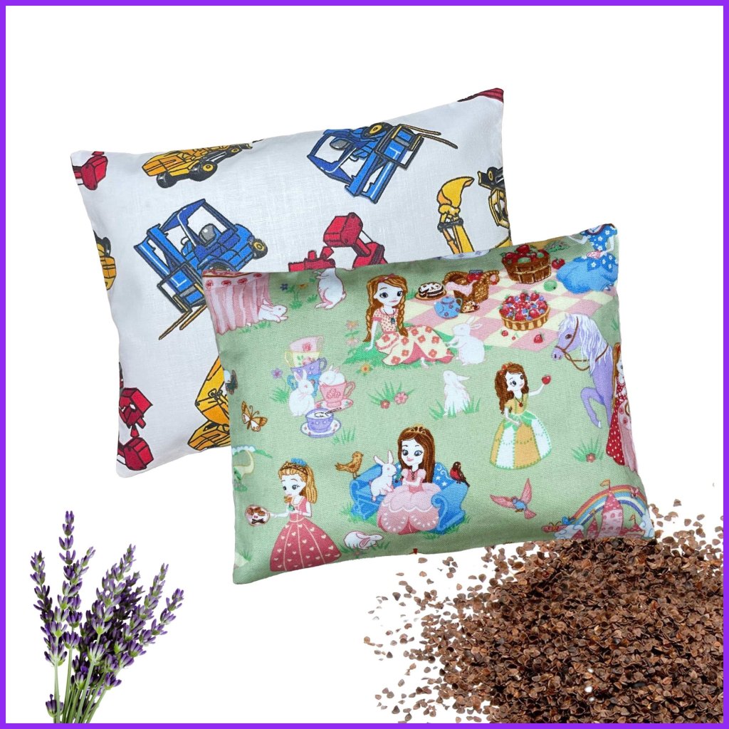 Pillow with buckwheat and levender 20 x 15 - childlike