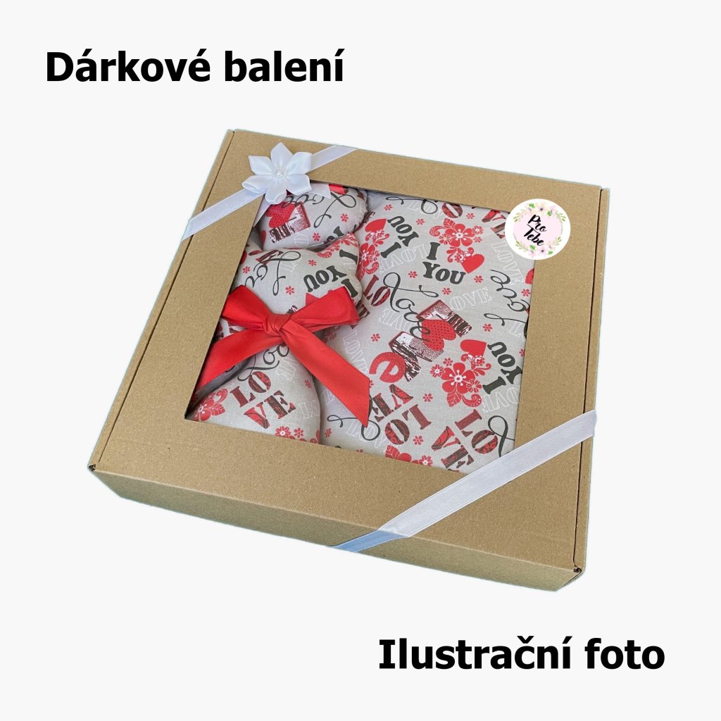 Sada kočky a nahřívacího polštářku s levandulí - love