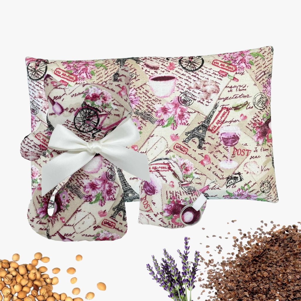 Set of cat and heating pad with lavender - Paris