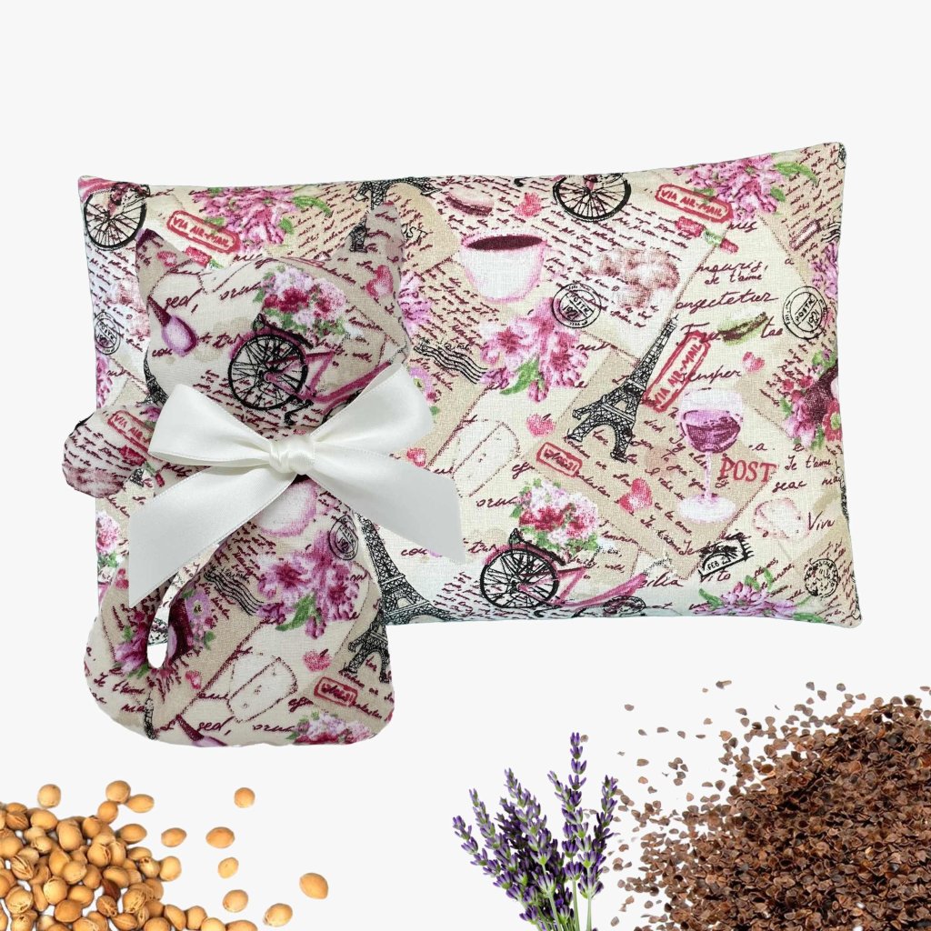 Set of cat and heating pad with lavender - Paris