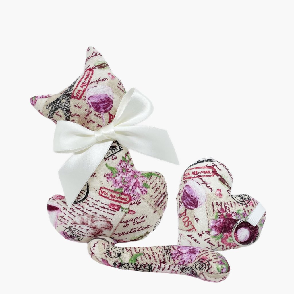 Set of cat and heating pad with lavender - Paris