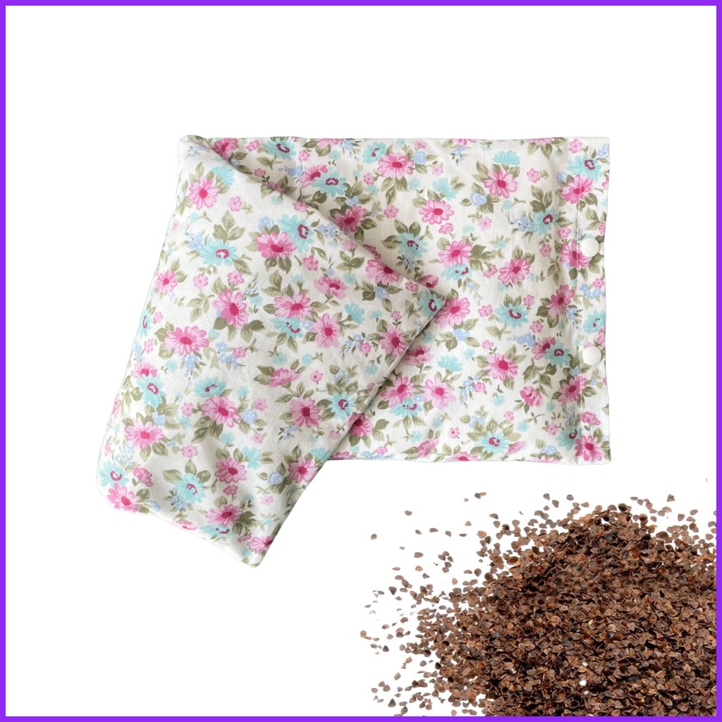 Set of heating pads for spa - pink and blue flowers