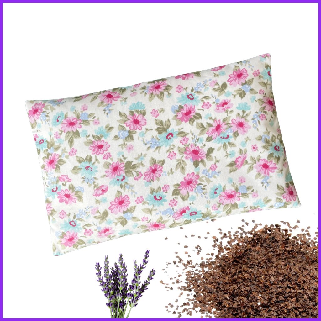 Set of heating pads for spa - pink and blue flowers