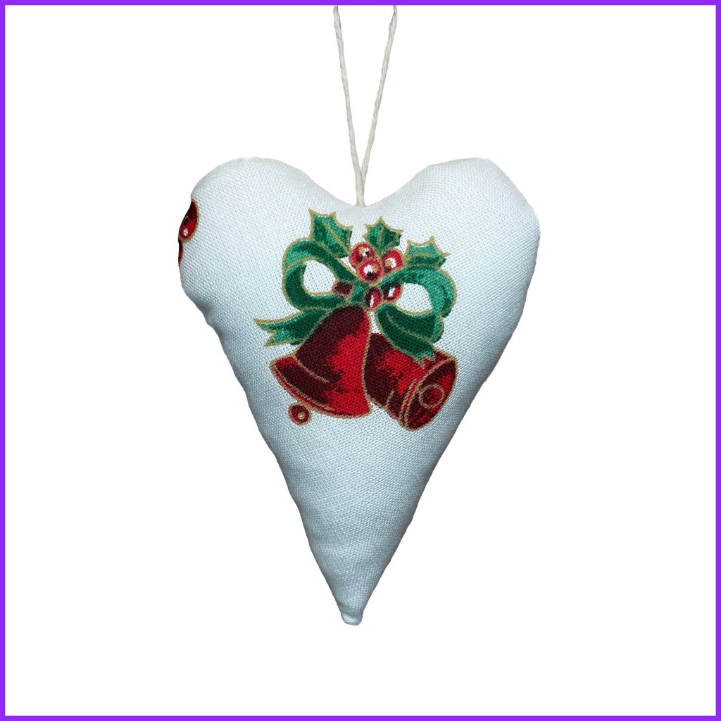 Fabric Christmas heart