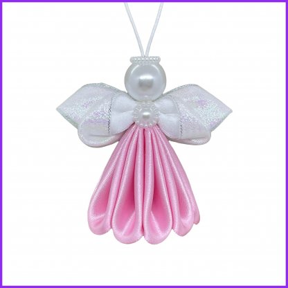 Angel kanzashi - light pink