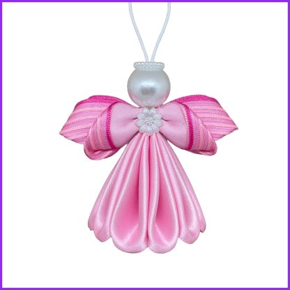 Angel kanzashi - light pink2