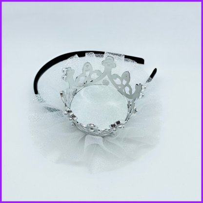 Headband with crown 2in1 - plastic