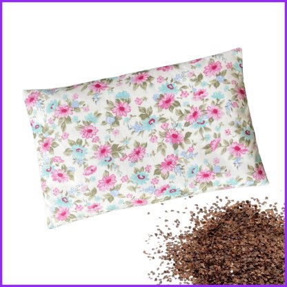 Heating pillow with buckwheat 27 x 17 - floral