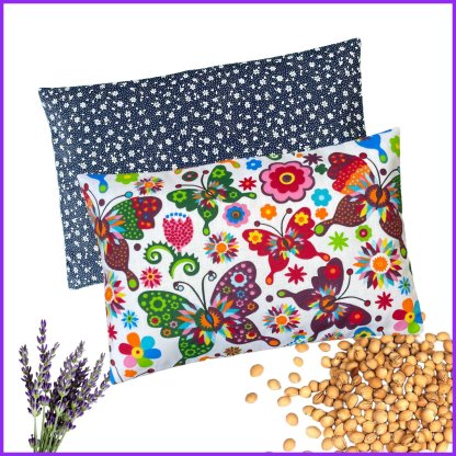 Heating pillow with cherry stones and levender 27 x 17