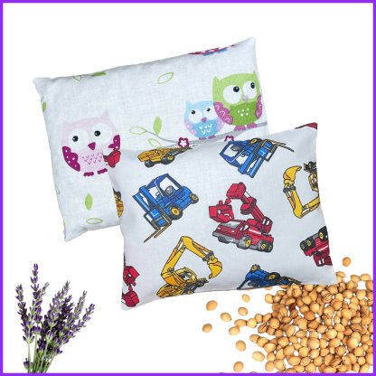 Heating pillow with cherry stones and levender 20 x 15 - childlike