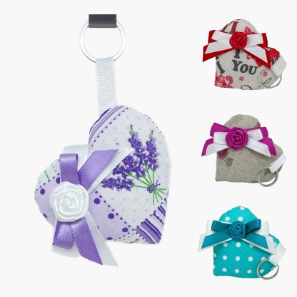  Heart keyring