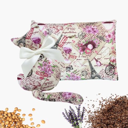 Set of cat and heating pad with lavender - Paris 2