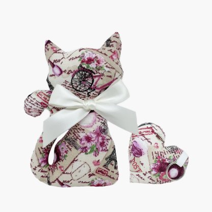 Set of cat and heating pad with lavender - Paris
