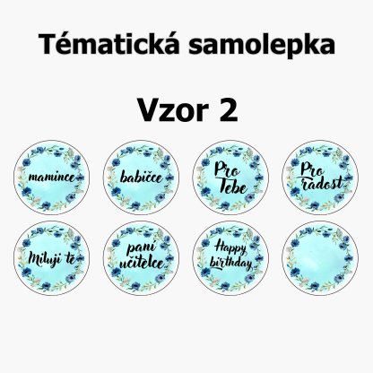 Sada kočky a nahřívacího polštářku s levandulí - růžičky s razítky na režné
