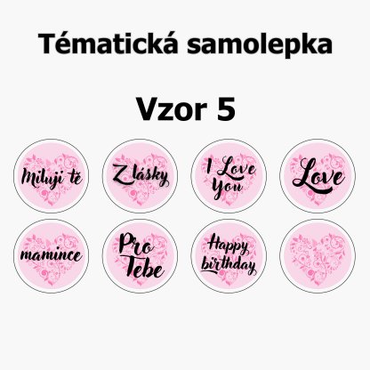 Sada kočky a nahřívacího polštářku s levandulí - růžičky s razítky na režné