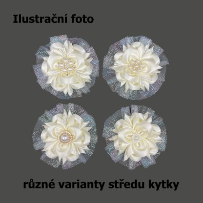 Slavnostní, plesová, svatební kytka 3v1 