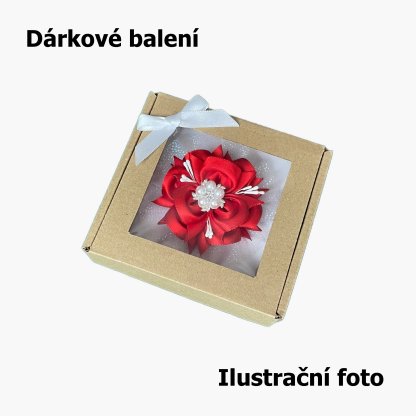 Slavnostní, plesová, svatební kytka 3v1 
