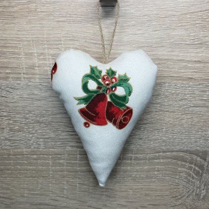 Fabric Christmas heart