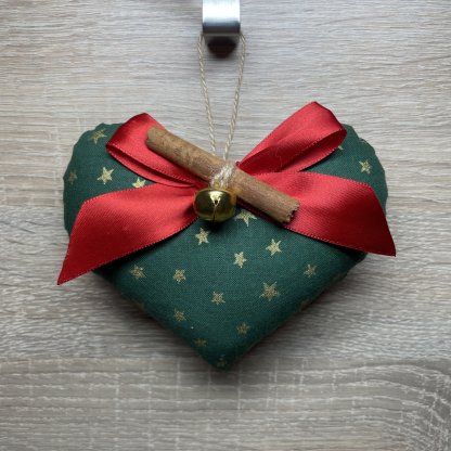 Fabric Christmas Heart