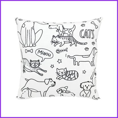 Coloring pillow 25 x 25