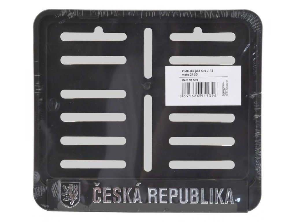 Compass Podložka pod SPZ - moto ČR 3D
