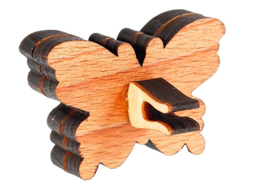Dřevěná vůně do auta WOODYS, Motýl