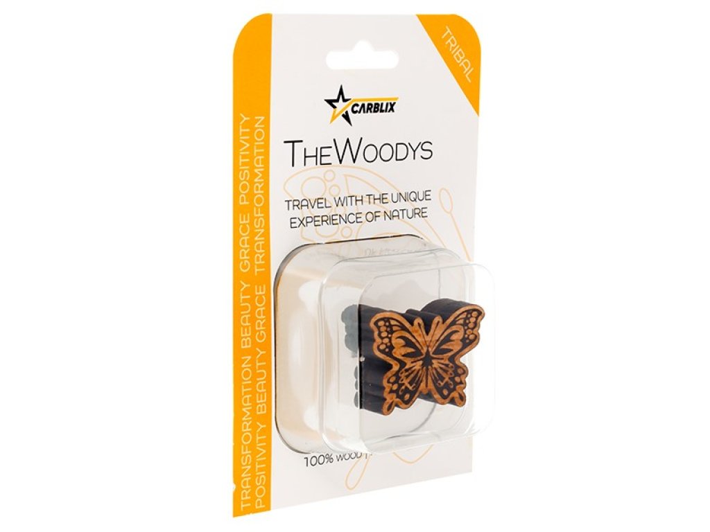 Dřevěná vůně do auta WOODYS, Motýl