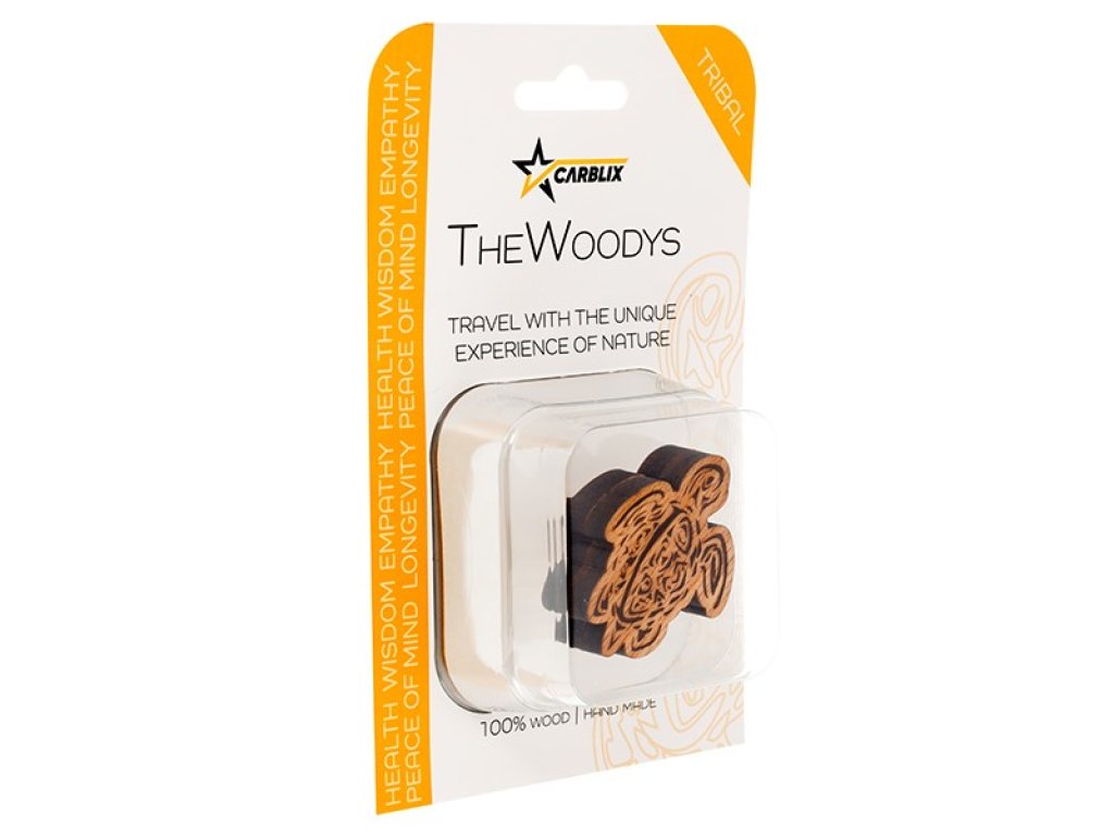 Dřevěná vůně do auta WOODYS, Želva