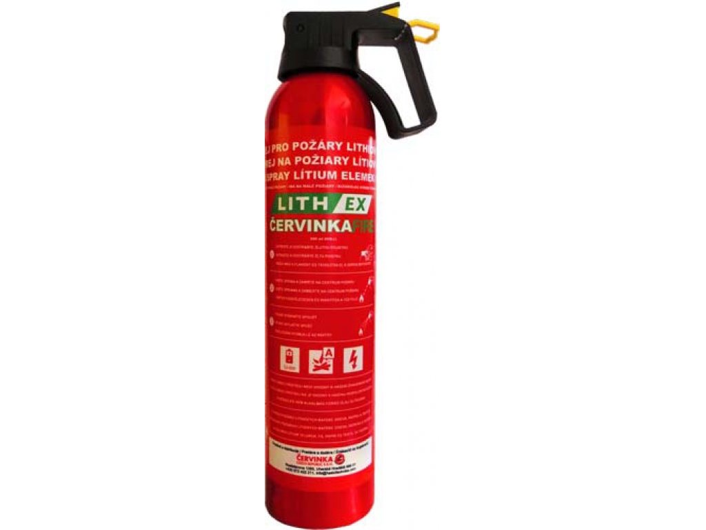 Červinka Hasicí sprej k hašení lithiových baterií AEROSOL - 0,5 l