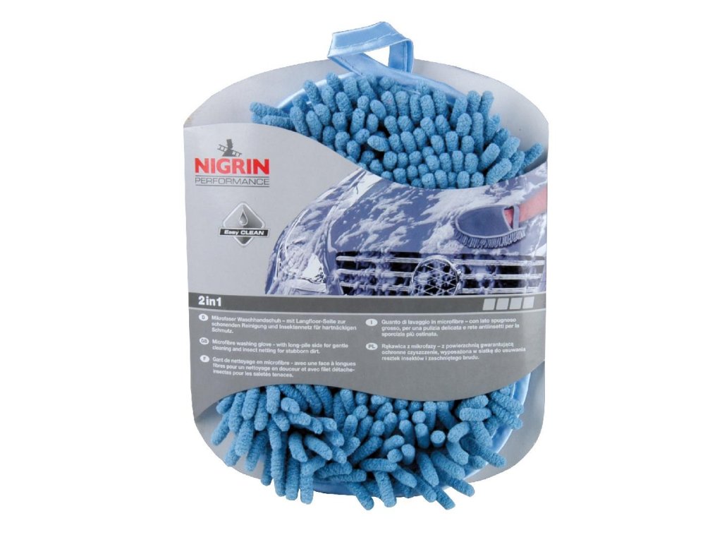 Nigrin - rukavice z mikrovlákna 2 v 1