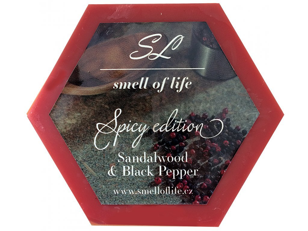 Smell of Life vonný vosk ,,Sandalwood & Black Pepper"