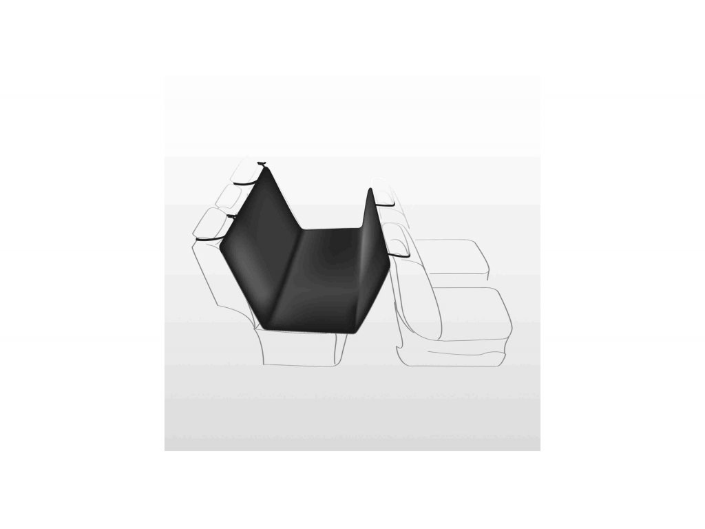 Trixie Ochranná deka na zadní sedadlo, černý 1,45 x 1,60 cm