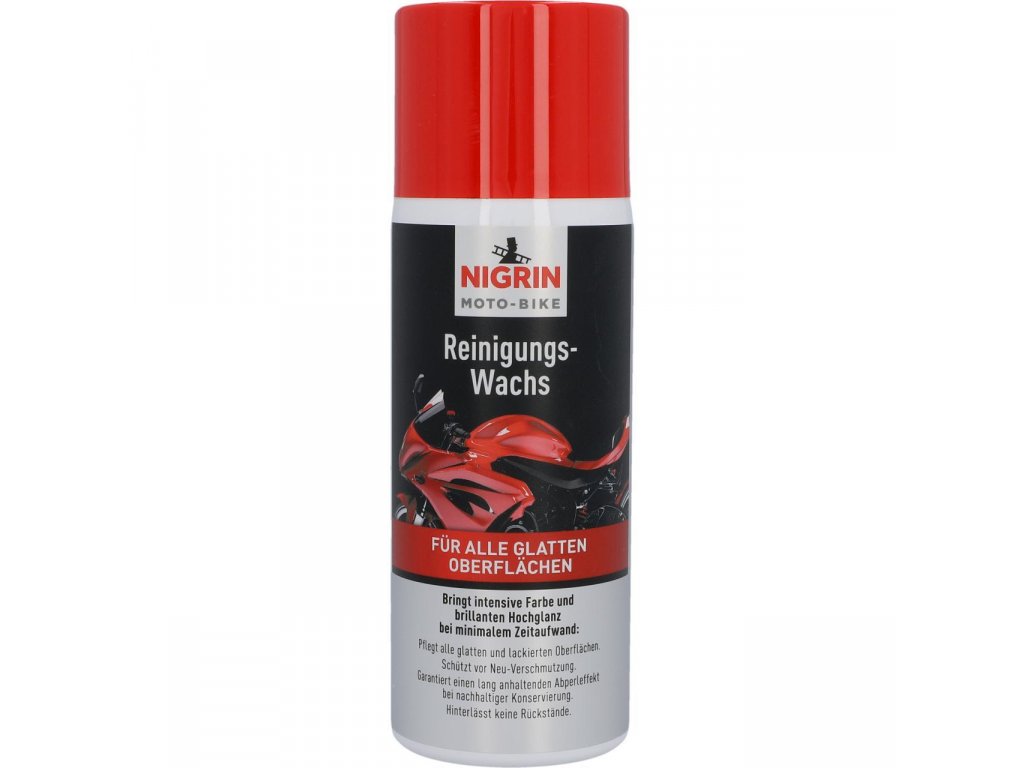 Nigrin - vosk na čištění motocyklu, aerosol (400 ml) 