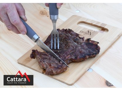 Cattara Grilovací steakový příbor SHARK 24 cm