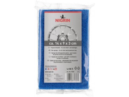 Nigrin - houba na čištění ráfků (14 x 9 x 3 cm)