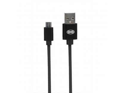 Kabel nabíjecí HEYNER Micro USB černý 1 m