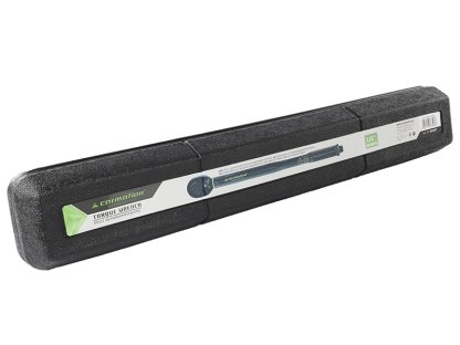 Momentový klíč 28-210 Nm, 1/2" + nástrčné klíče 17, 19 a 21 mm + prodloužení 125 mm, kalibrační certifikát