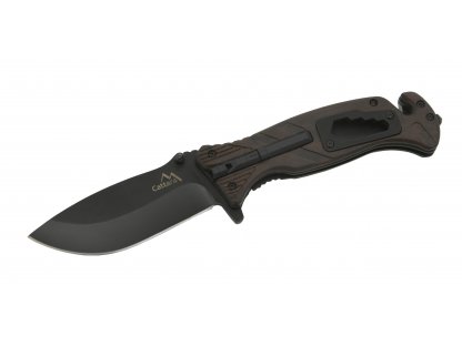 Cattara Nůž zavírací BLACK BLADE s pojistkou 21,7cm
