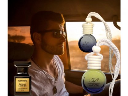 Smell of Life Vůně do auta inspirovaná parfémem "Tuscan Leather" 10 ml
