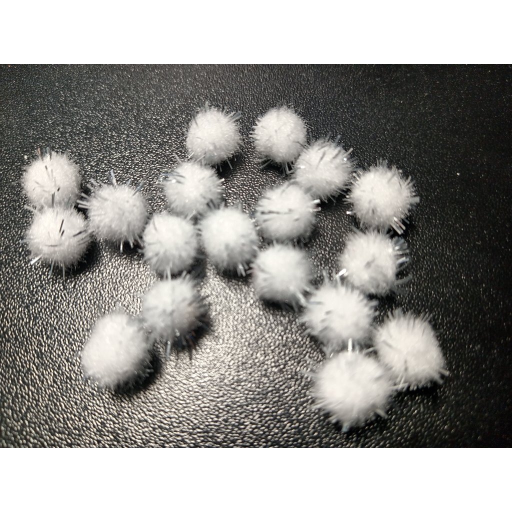 Pompon z lureksem Ø20 mm