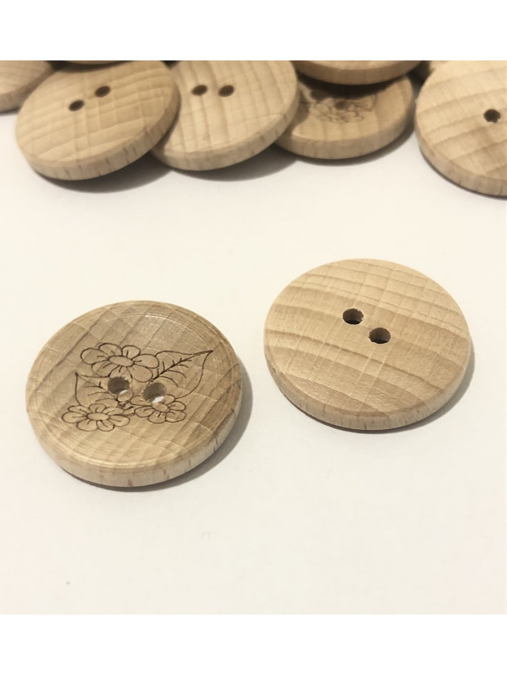 Knoflíky dřevěné  / vzor 6