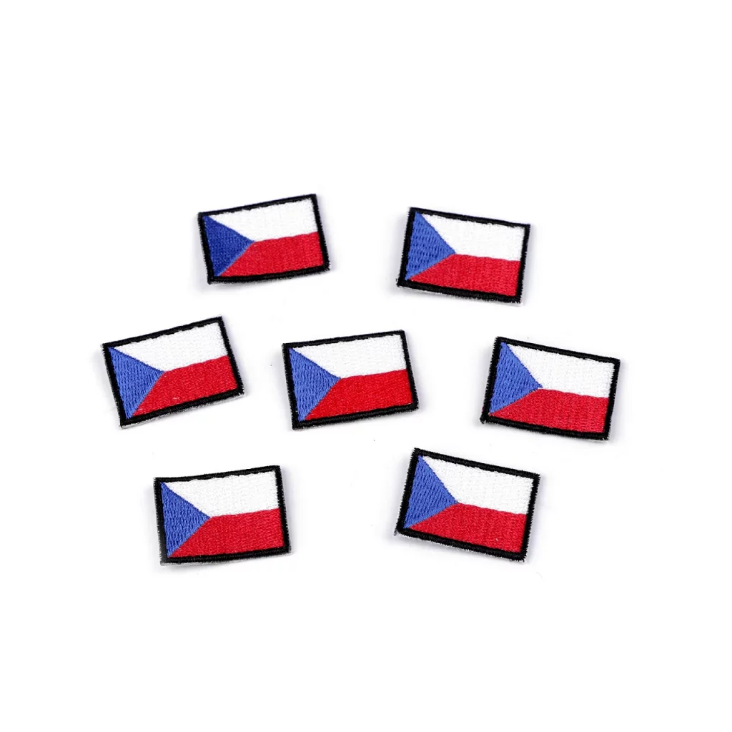 Nažehlovačka - Česká vlajka