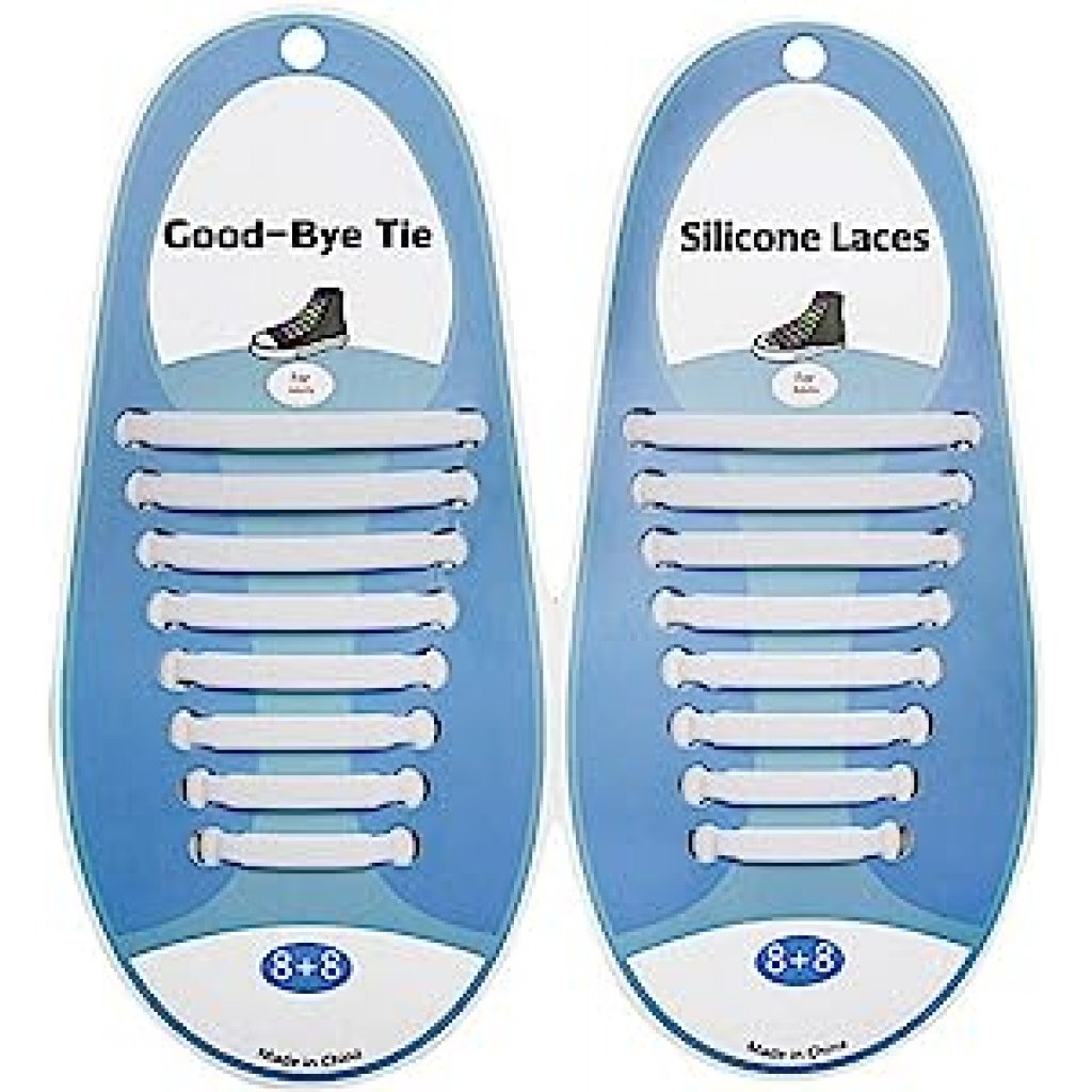 Sznurówki silikonowe do butów 8 par