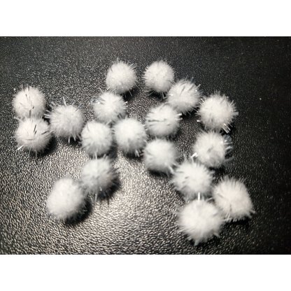 Pompon z lureksem Ø10 mm 2