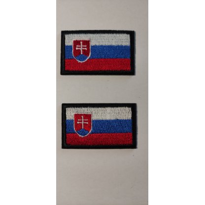 Nažehlovačka - Slovenská vlajka
