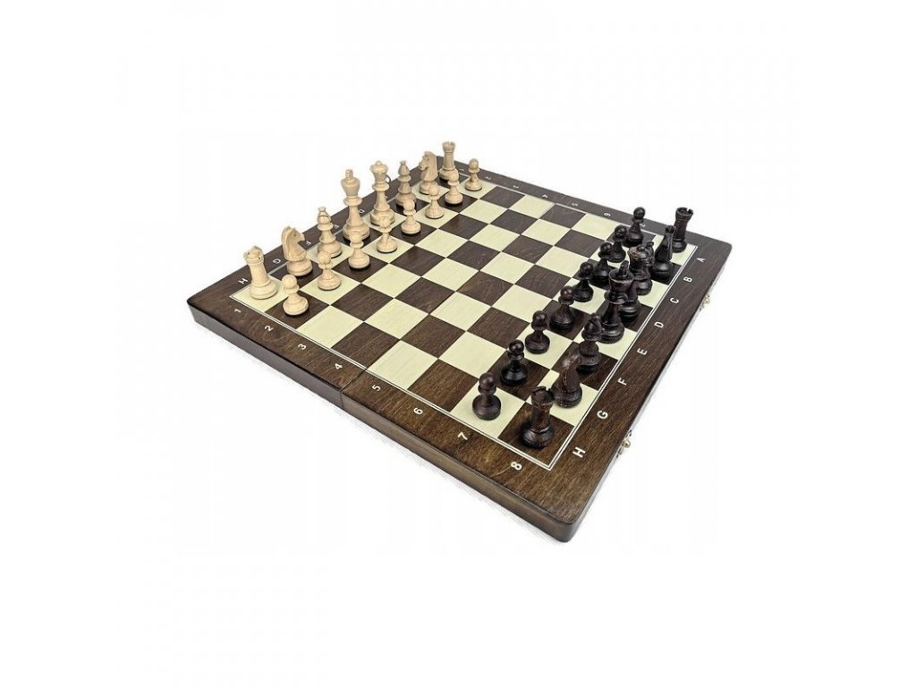 Šachová souprava Tournament 40*40cm tmavá ( velikost 4)