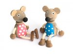Dřevěné hračky - Dřevěná figurka - Myšák