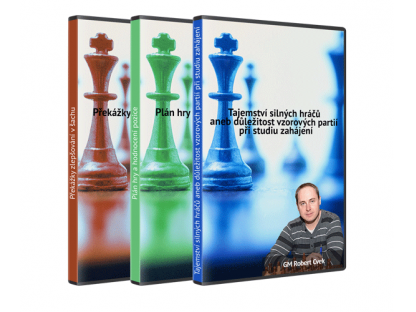 Komplet 1. Plán hry a hodnocení pozice 2. Překážky zlepšování v šachu 3. Tajemství silných hráčů ...( videa ke stažení)