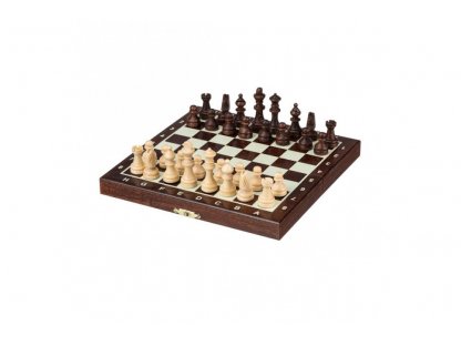 ŠACHOVÁ SOUPRAVA - Malé magnetické dřevěné šachy